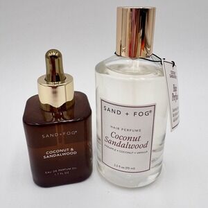 SAND + FOG Coconut Sandalwood Hair Perfume & Eau de Parfum Oil Set